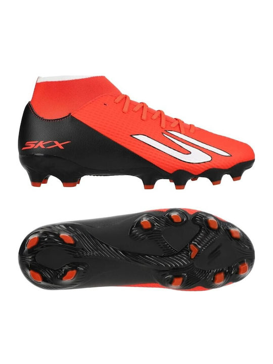 Skechers Skx_02 Academy Football Shoes with Cleats FG Red