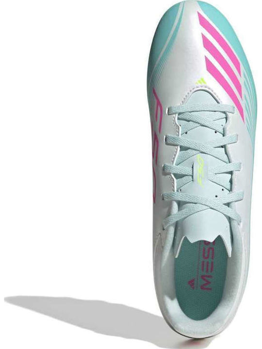 adidas F50 Messi Club Футболни Обувки с Бутони FG/MG Бели adidas F50 Messi Club Футболни Обувки с Бутони FG/MG Бели