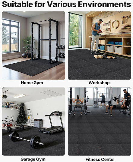 Vevor Exercise Mat Pilates White (61x61x1cm)