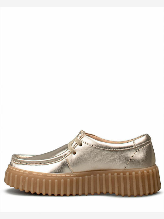 Torhill Bee Women's Moccasins in Gold Colour