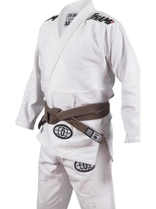 Okami Ανδρική Ζακέτα Brazilian Jiu Jitsu Λευκή