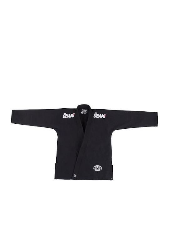 Okami Men's Brazilian Jiu Jitsu Black Jacket