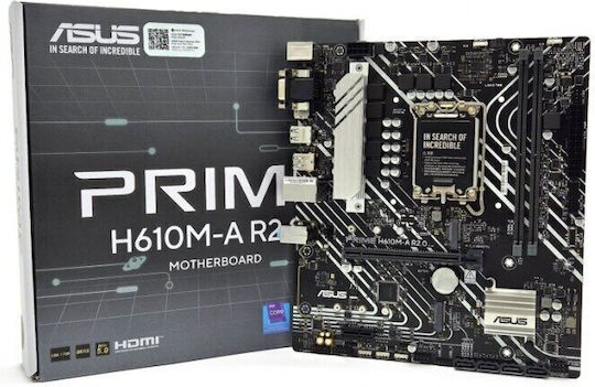 Asus PRIME H610M-A Дънна Платка ATX с AMD AM5 Сокет 90MB1MJ0-M0EAY0