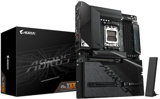 Gigabyte X870 AORUS STEALTH WiFi Mutterplatine ATX mit AMD AM5 Steckdose