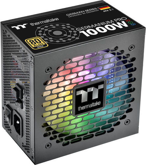 Thermaltake Germanium Pro RGB 1000W Μαύρο Τροφοδοτικό Υπολογιστή Full Modular 80 Plus Gold