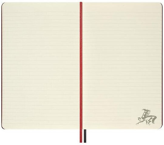 Moleskine Moleskine Notizbuch Groß Geregelt mit Hartcover Rote Farbe