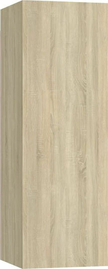 Hanging Living Room Cabinet Made of Sonoma Particle Board 30.5x30x90cm