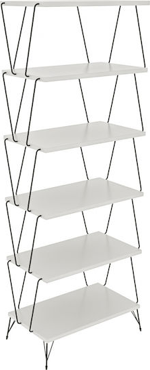 Bibliotecă A-g Balaban Albă 48x31x165cm HM9027.03 Bibliotecă A-g Balaban Albă 48x31x165cm HM9027.03