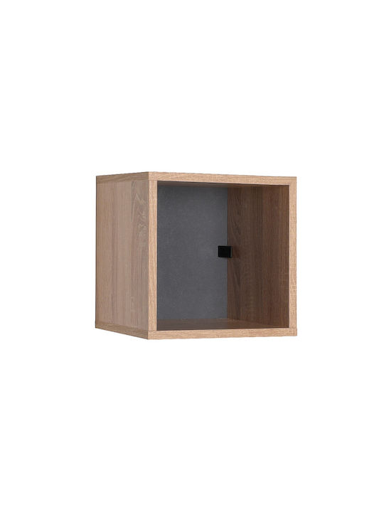Shelf Wall Flat Sonoma 33x19x33cm