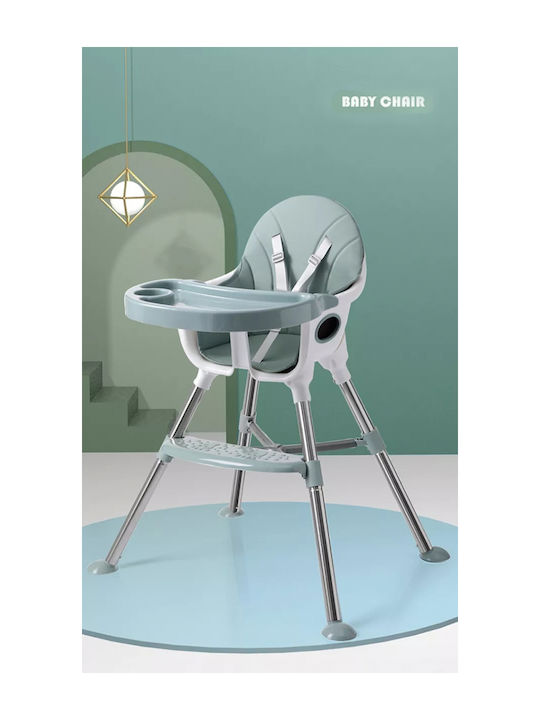 Scaun Înalt De Masă Bebe Verde