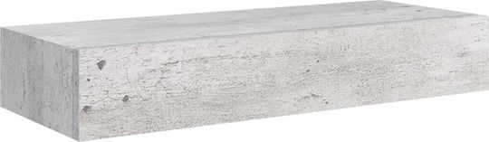Wandregal Grau 60x23.5x10cm