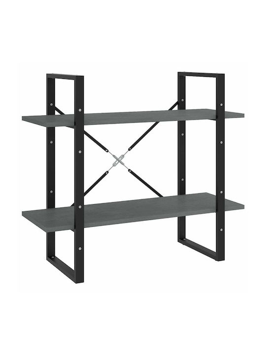 Библиотека Черно - Сиво 80x30x70см