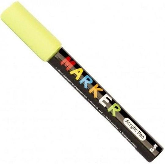 M&G Permanent Marker 2mm Yellow Green