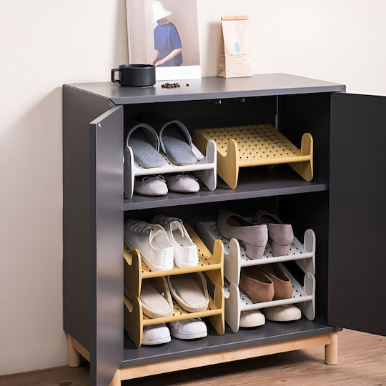 Alista Home Bază Din Plastic Pentru Depozitarea Pantofilor În Culoare Maro 24.8x26x16cm