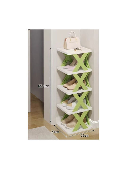 Plastic Shoe Organizer 26x24x65.5cm