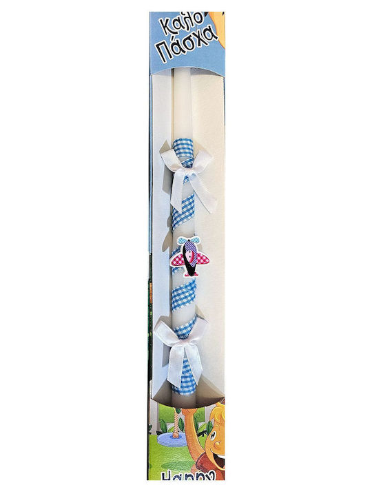Easter Candle Round with Box 38pcs (Random Selection of Color/Design)