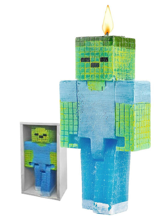 Πασχαλινή Λαμπάδα Minecraft 22εκ. Μπλε