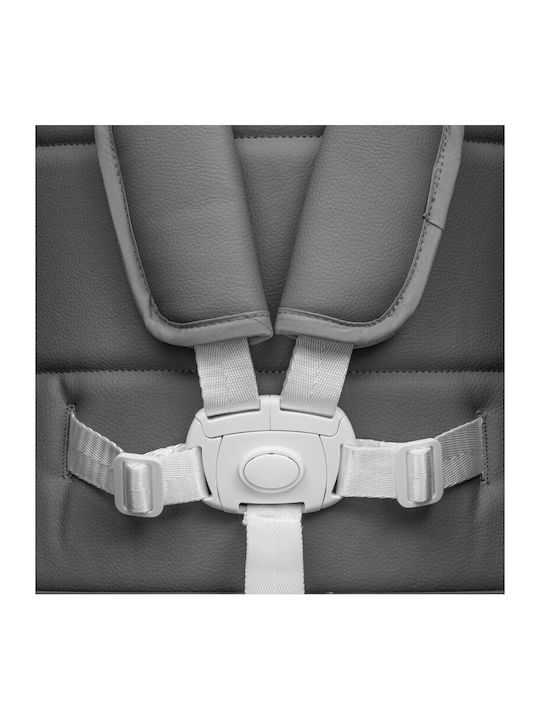 New Baby Smart Scaun Înalt De Masă Bebe Pliabil 2 În 1 Gri