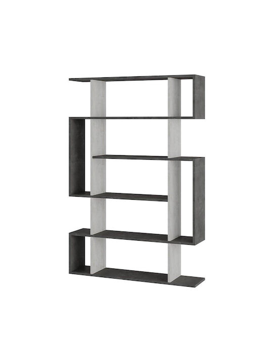 Bibliotecă Radovan Alb Antic / Gri 108x25x161 cm