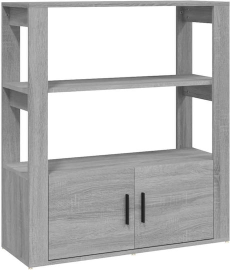 Bibliothek Grau Sonoma 80x30x90cm