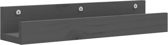 Wandregale (2Stücke) 50x12x9cm Grau Wandregale (2Stücke) 50x12x9cm Grau