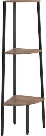 Corner Bookcase Dark Brown / Black 45.5x31.5x120cm 336389 Corner Bookcase Dark Brown / Black 45.5x31.5x120cm 336389
