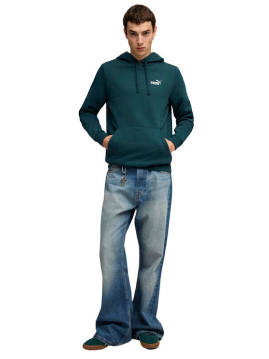 Ess Small Sweatshirt mit Kapuze Petrol Blau