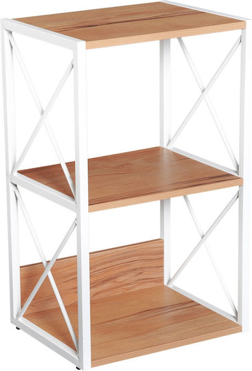 Βιβλιοθήκη Μπεζ 44x35x72.5εκ. 833-563V02