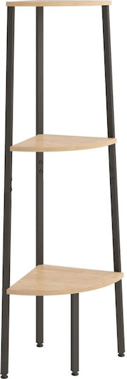 Corner Bookcase Brown 45.5x31.5x120cm