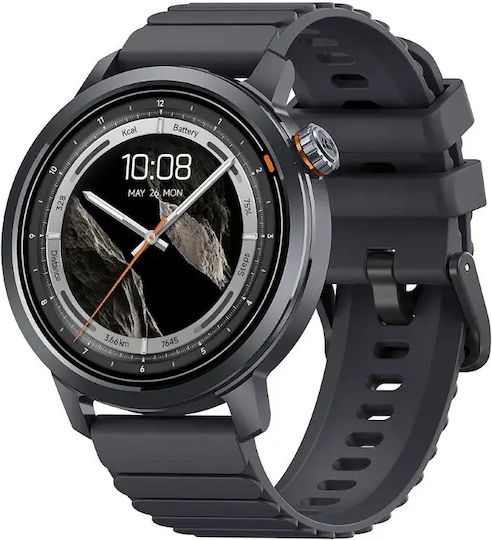 Kospet Kospet Aluminium 46mm Smartwatch mit Herzfrequenzmesser (Graphit)