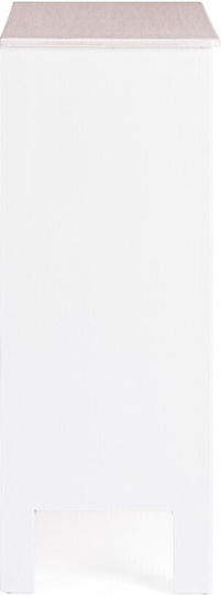 Μπουφές Fayel Ξύλινος Λευκός 60.5x33x82cm