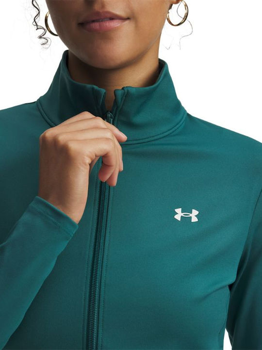 Short Women's Cardigan in Green Colour