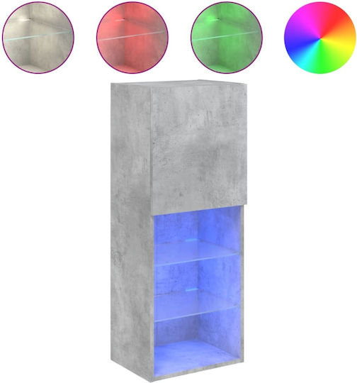 Wall Cabinet with LED 40.5x30x102 cm