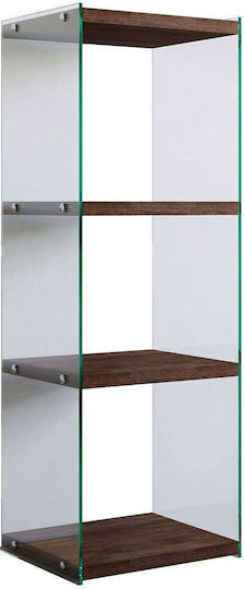 Βιβλιοθήκη Walnut 40x35x120εκ. 552NOS1302 Βιβλιοθήκη Walnut 40x35x120εκ. 552NOS1302