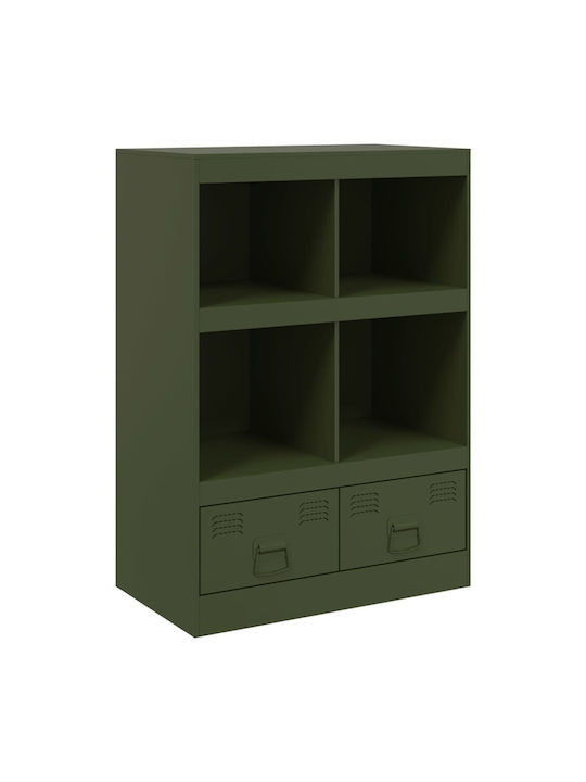 Green Olive Bookcase 67x39x95cm