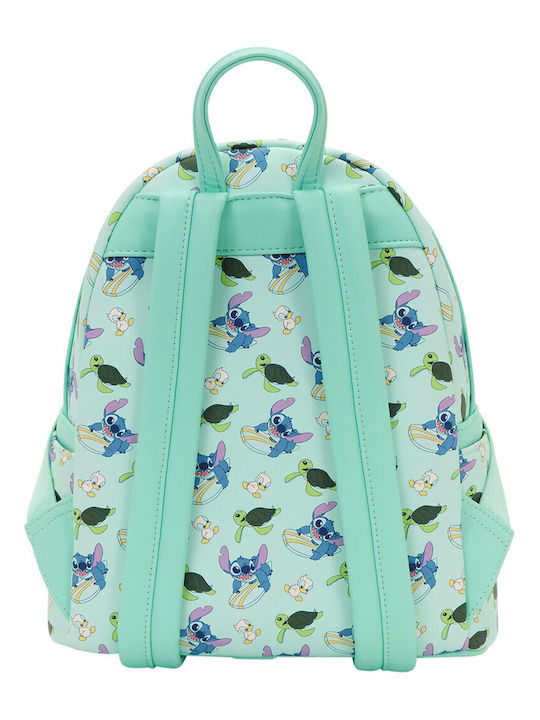 Loungefly Stitch School Backpack Kindergarten Light Blue