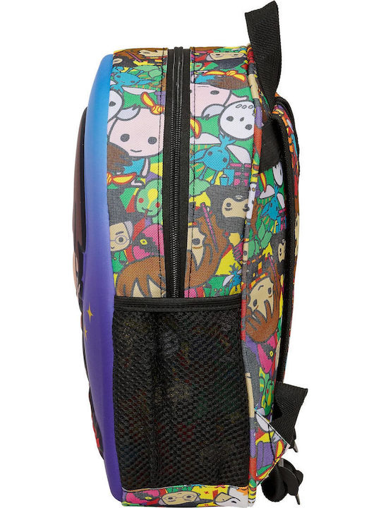 Safta School Bag Backpack Elementary, Elementary Multicolour with Water Bottle Holder