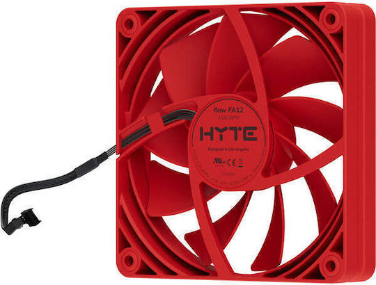HYTE FA12 Case Fans 120mm Without LEDs Red Lighting 4pcs