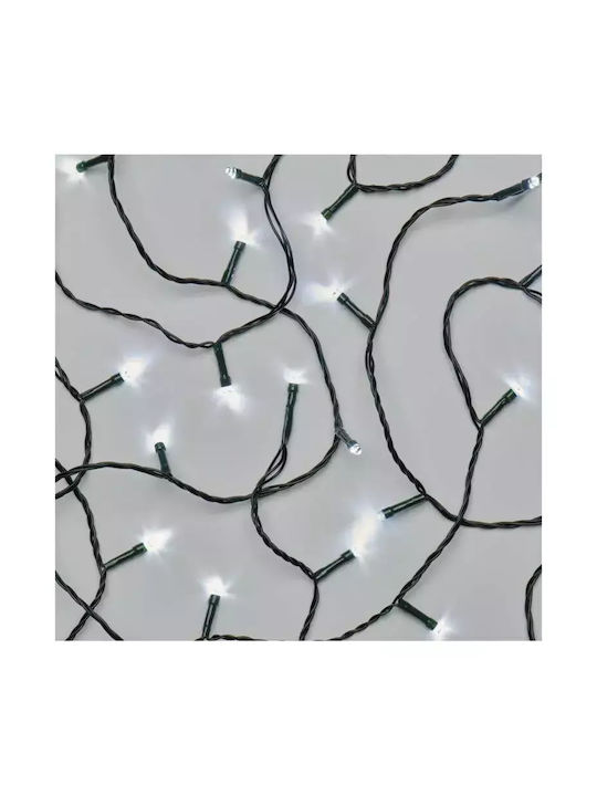 100 Λαμπάκια LED 5μ. Ψυχρό Λευκό σε Σειρά