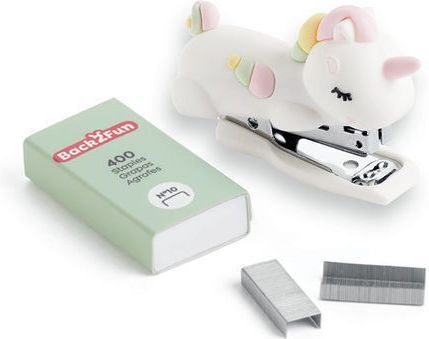 Children's Handheld Stapler No.10 Miquelrius Back2fun Unicorn Mr13344
