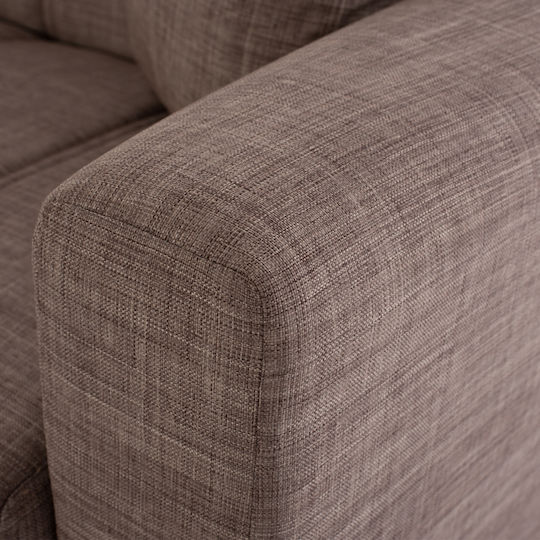 Polya Three-Seater Couch Bed with Storage Space Brown 215x80x77 cm