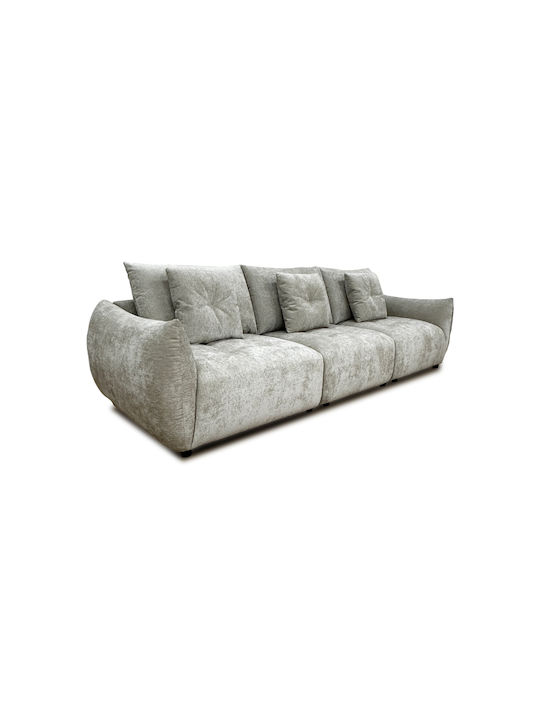 Liberta Dreisitzer Sofa Grau 313x100x89cm