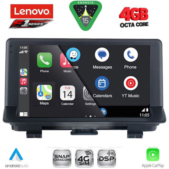 Lenovo Car Audio System for Audi Q3 2012-2018 Bluetooth USB WiFi GPS Apple CarPlay Android Auto with 9" Touch Screen