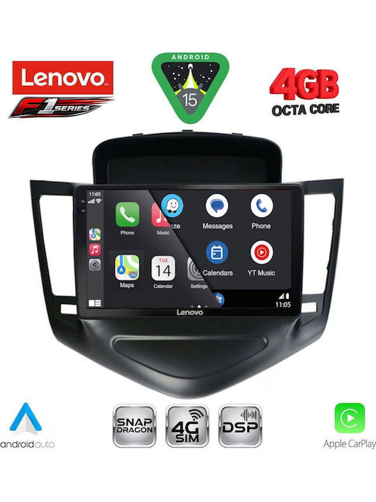 Lenovo Car Audio System for Chevrolet Cruze 2008-2012 Bluetooth USB WiFi GPS Apple CarPlay Android Auto with 9" Touch Screen