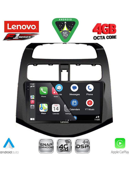 Lenovo Lenovo Auto-Audiosystem für Chevrolet Spark 2009-2015 mit Touchscreen 9" Bluetooth USB WiFi GPS Apple CarPlay Android Auto