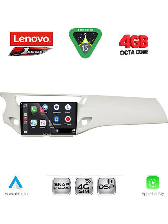 Lenovo Car Audio System for Citroen C3 / DS3 2009-2016 (Bluetooth/USB/WiFi/GPS/Apple CarPlay/Android Auto) with 9" Touch Screen