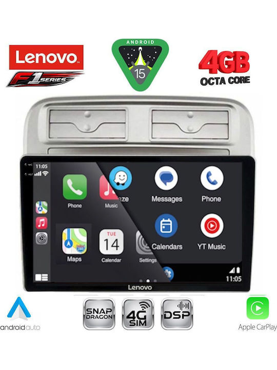 Lenovo Car Audio System for Fiat Grande Punto 2005-2012 (Bluetooth/USB/WiFi/GPS/Apple CarPlay/Android Auto) with 9" Touch Screen