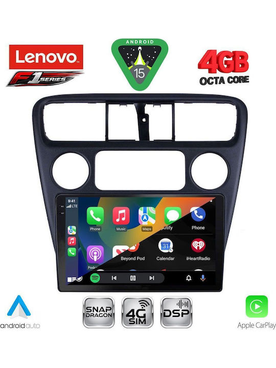 Lenovo Car Audio System for Honda Accord 1998-2004 (Bluetooth/USB/WiFi/GPS/Apple CarPlay/Android Auto) with 9" Touch Screen