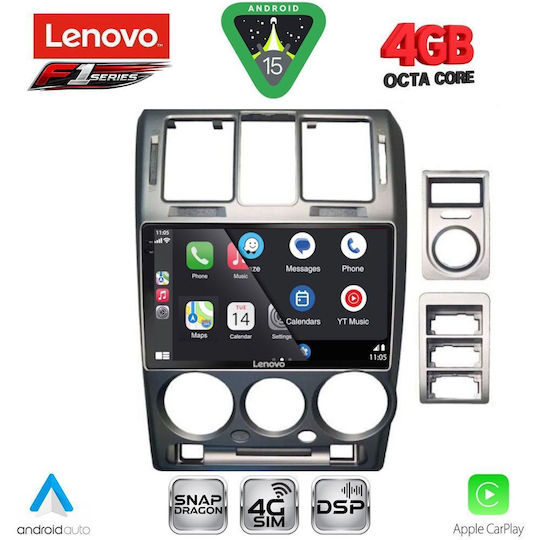 Lenovo Ηχοσύστημα Αυτοκινήτου για Hyundai Getz 2002-2011 (Bluetooth/USB/WiFi/GPS/Apple-Carplay/Android-Auto) με Οθόνη Αφής 9"