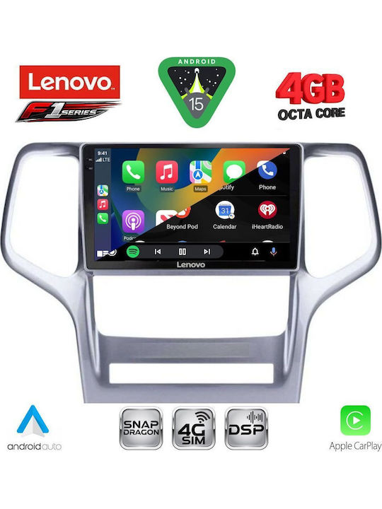 Lenovo Car Audio System for Jeep Grand Cherokee 2011-2014 (Bluetooth/USB/WiFi/GPS/Apple CarPlay/Android Auto) with 9" Touch Screen